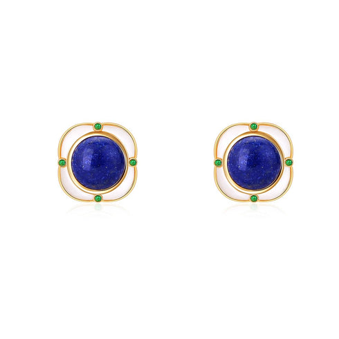 Blue Lapis Lazuli Square Mother of Pearls Collection(Purchase Individually) - House Of Pearls
